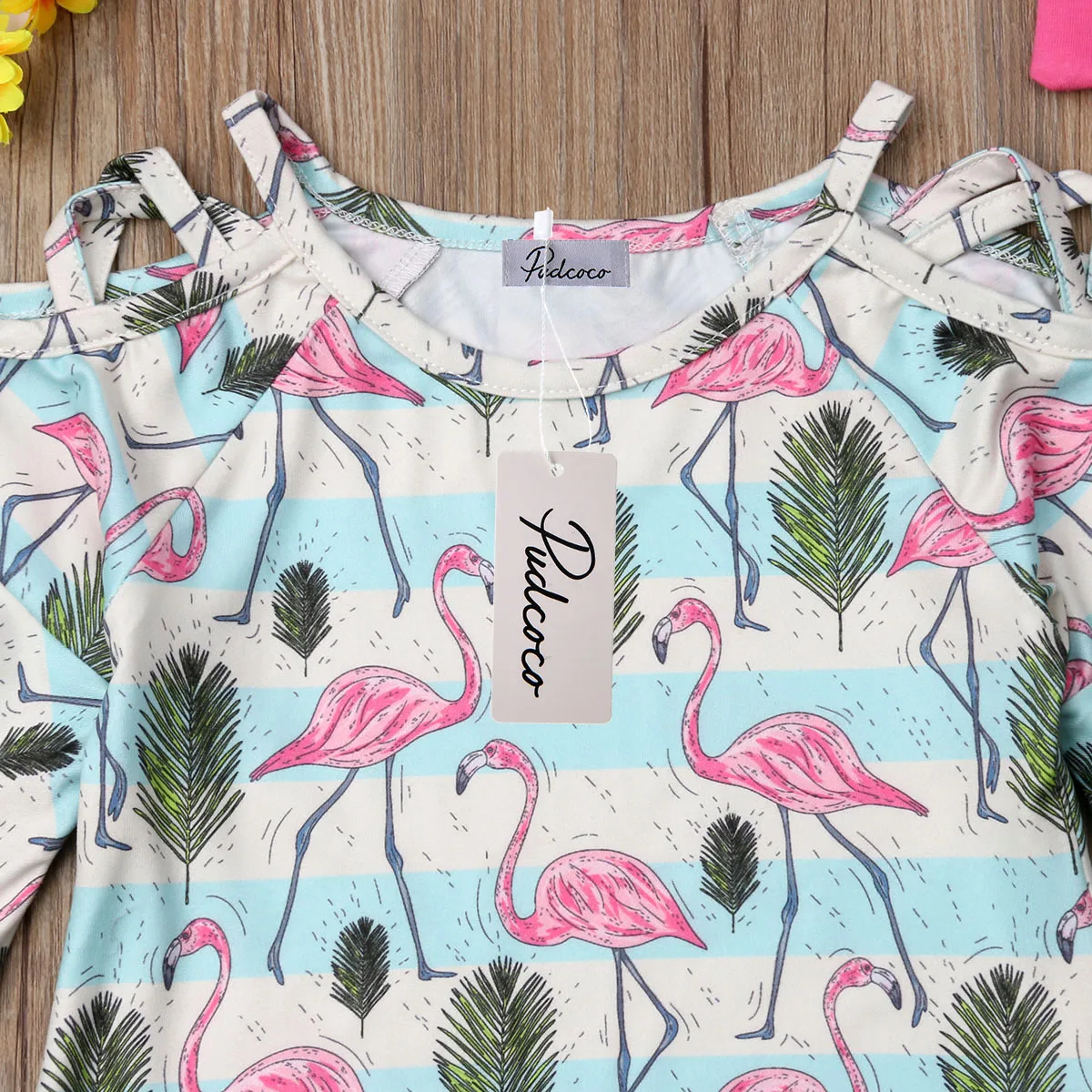 Pudcoco New Cotton Kids Baby Girls Dress Pagoda Sleeve Party Dresses Infant Casual Summer Clothes | Детская одежда и обувь