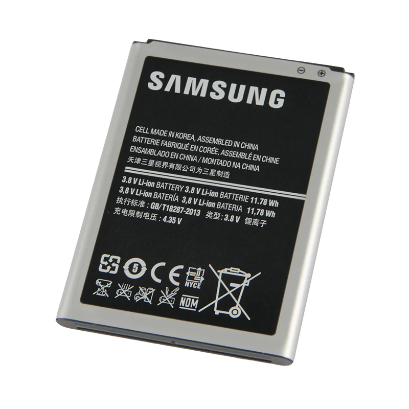 Оригинальный высококачественный аккумулятор Samsung EB595675LU для Galaxy Note 2 N7100 N7102 N719 NOTE2