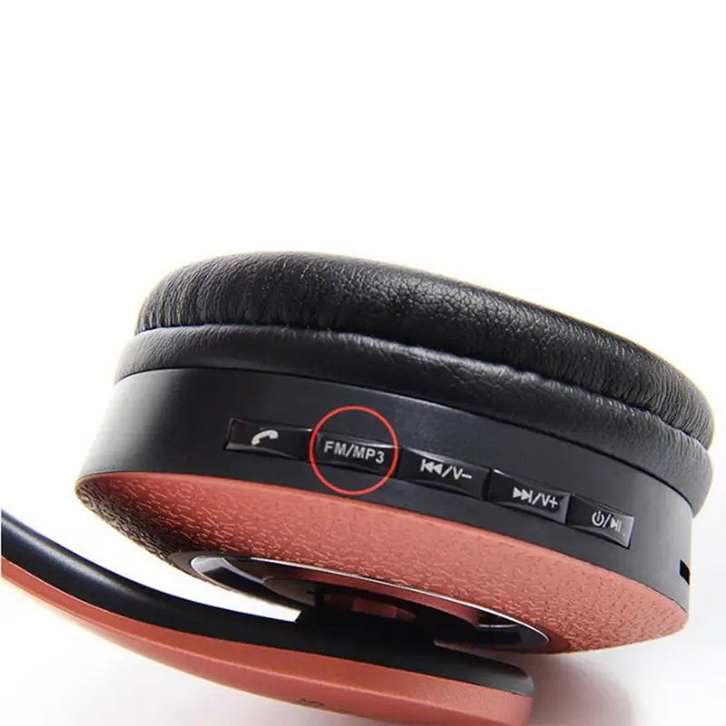 Bluetooth наушники над ухом Hi-Fi стерео Беспроводная гарнитура с шумоподавлением