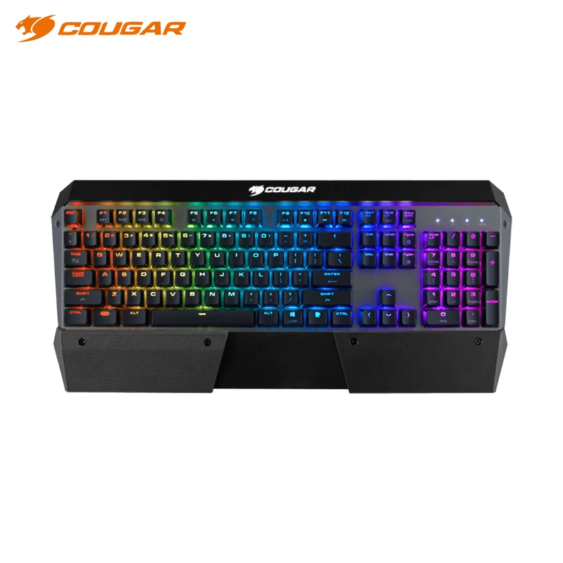 Игровая клавиатура Cougar Attack X3 RGB Iron Grey (Cherry MX Blue switches аллюминивый корпус подсветка
