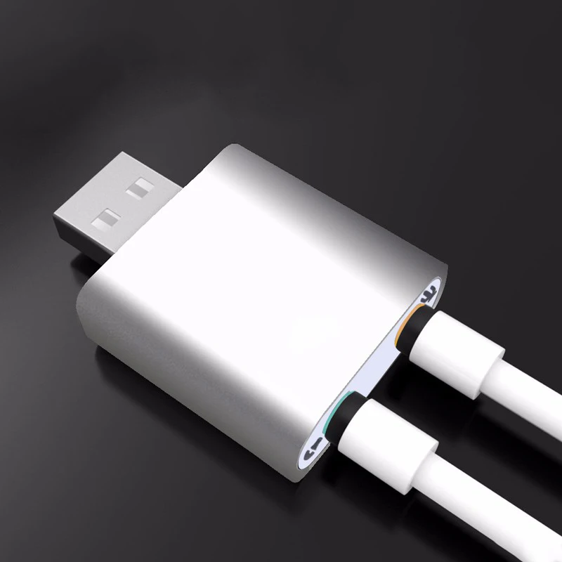 Внешний стереозвук адаптер USB для Windows и Mac. Подключи работай без драйверов (AU