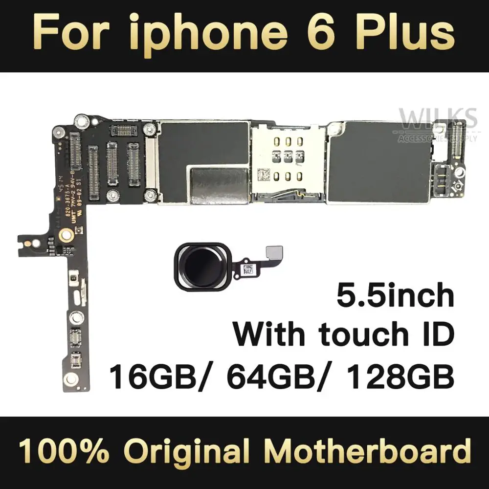 Разблокированная материнская плата для iphone 6 plus 16 ГБ 64 128 IOS логическая