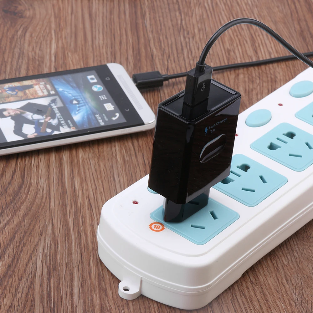 Powstro Портативный USB Зарядное устройство для быстрой зарядки адаптер путешествий