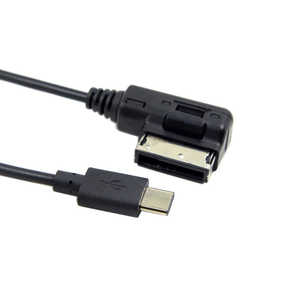 

Zihan Media In AMI MDI USB-C USB 3.1 Type C Charge Adapter Cable For Car VW AUDI 2014 A4 A6 Q5 Q7 & for New Laptop & Chromebook