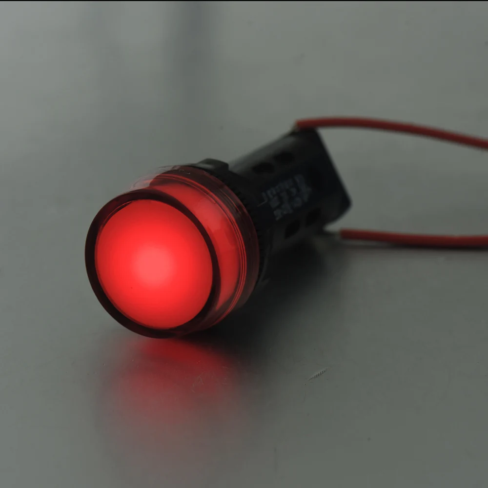 Высокое качество 1 шт. красный зеленый цвет индикатор светодиодная лампа