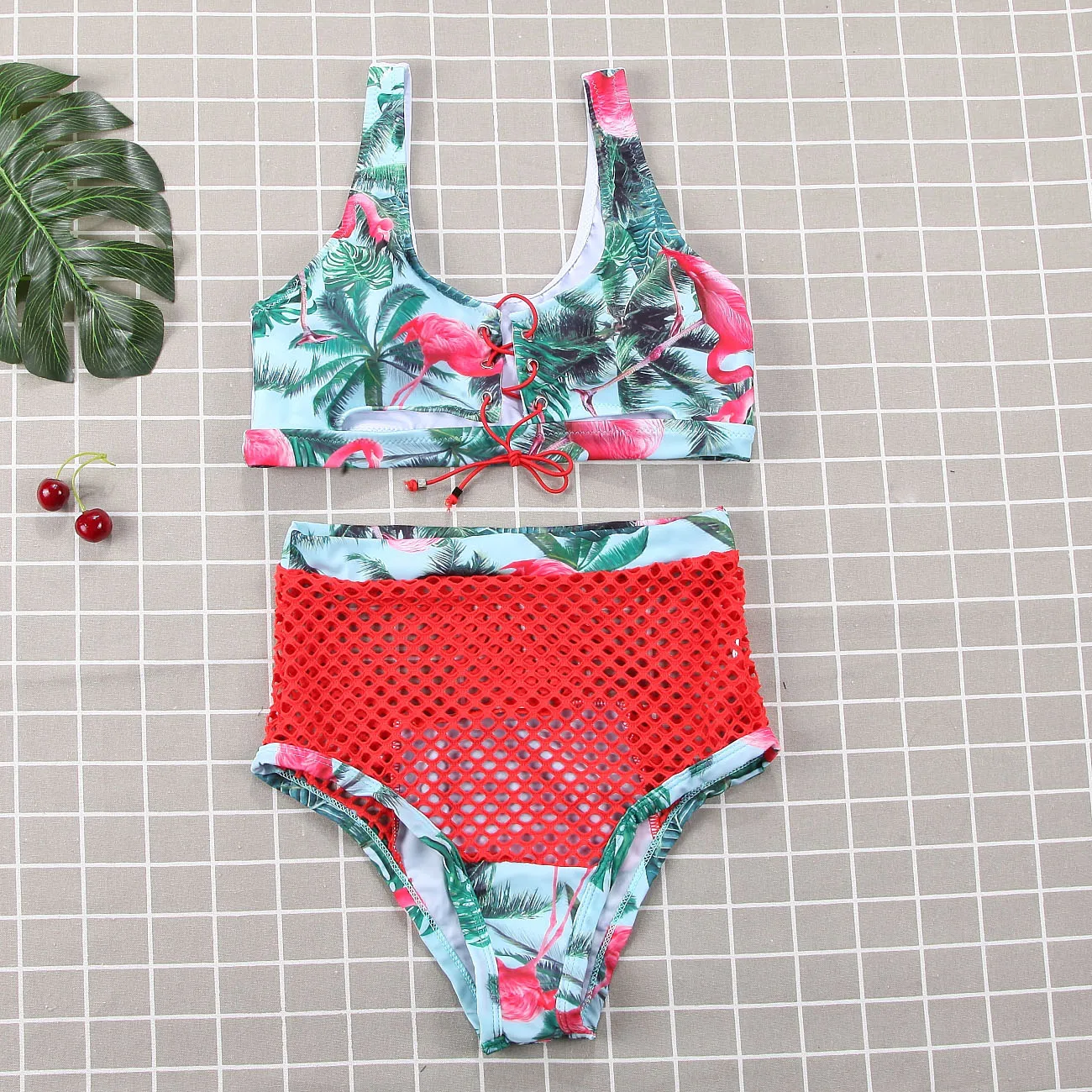 

Women Hot Two-piece Bandage Bikini Set Swimsuit Ladies Sexy High Waist Push-Up Padded Swimwear Swimsuits Bathing Brazilian