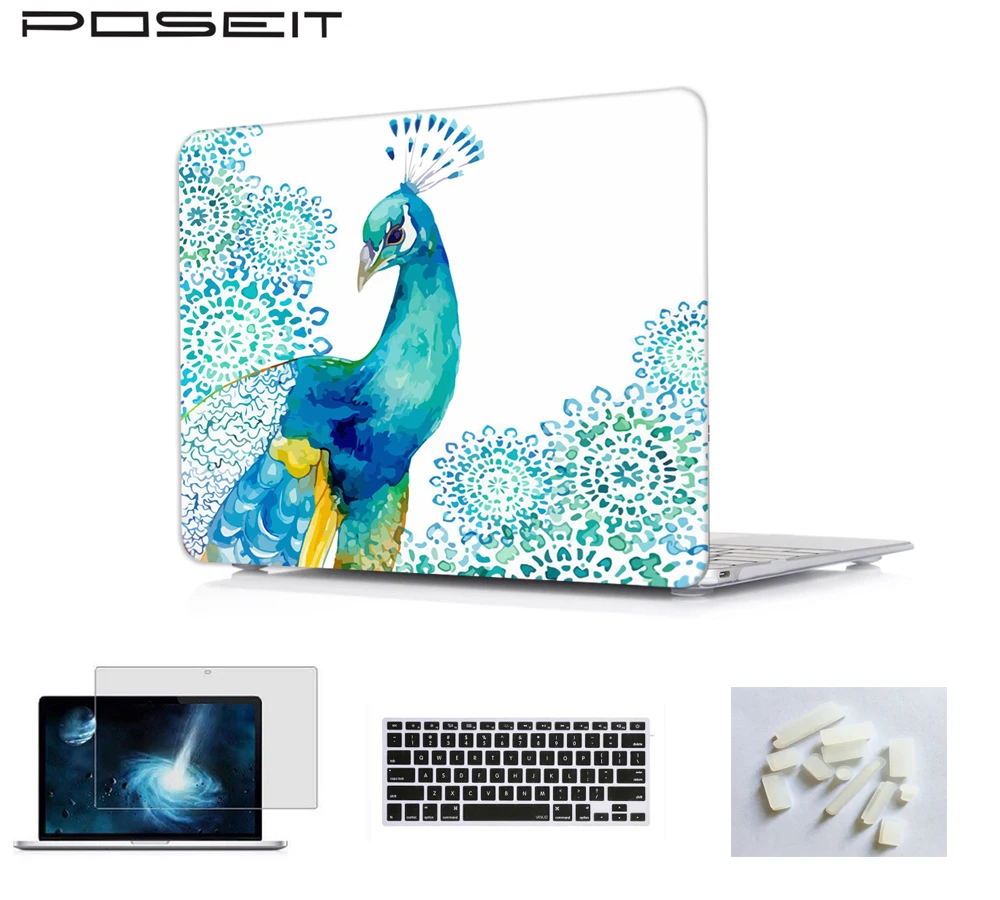 2018 NEW Print Laptop Hard Case Cover for Apple Macbook Pro Retina 12 13 15 inch Air 11 15Touch Bar A1989/A1990 | Компьютеры и офис