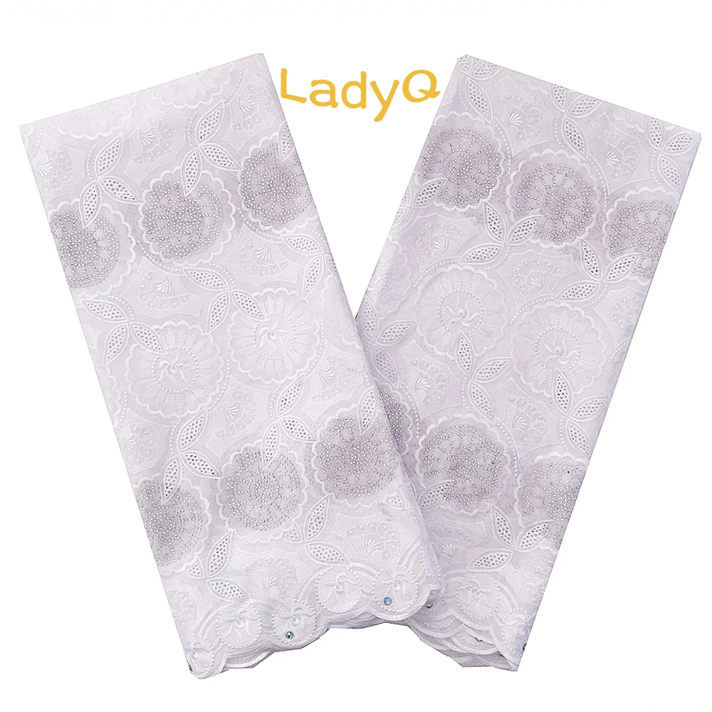 LadyQ фиолетовые сухие кружевные ткани высокое качество хлопок кружевная ткань с