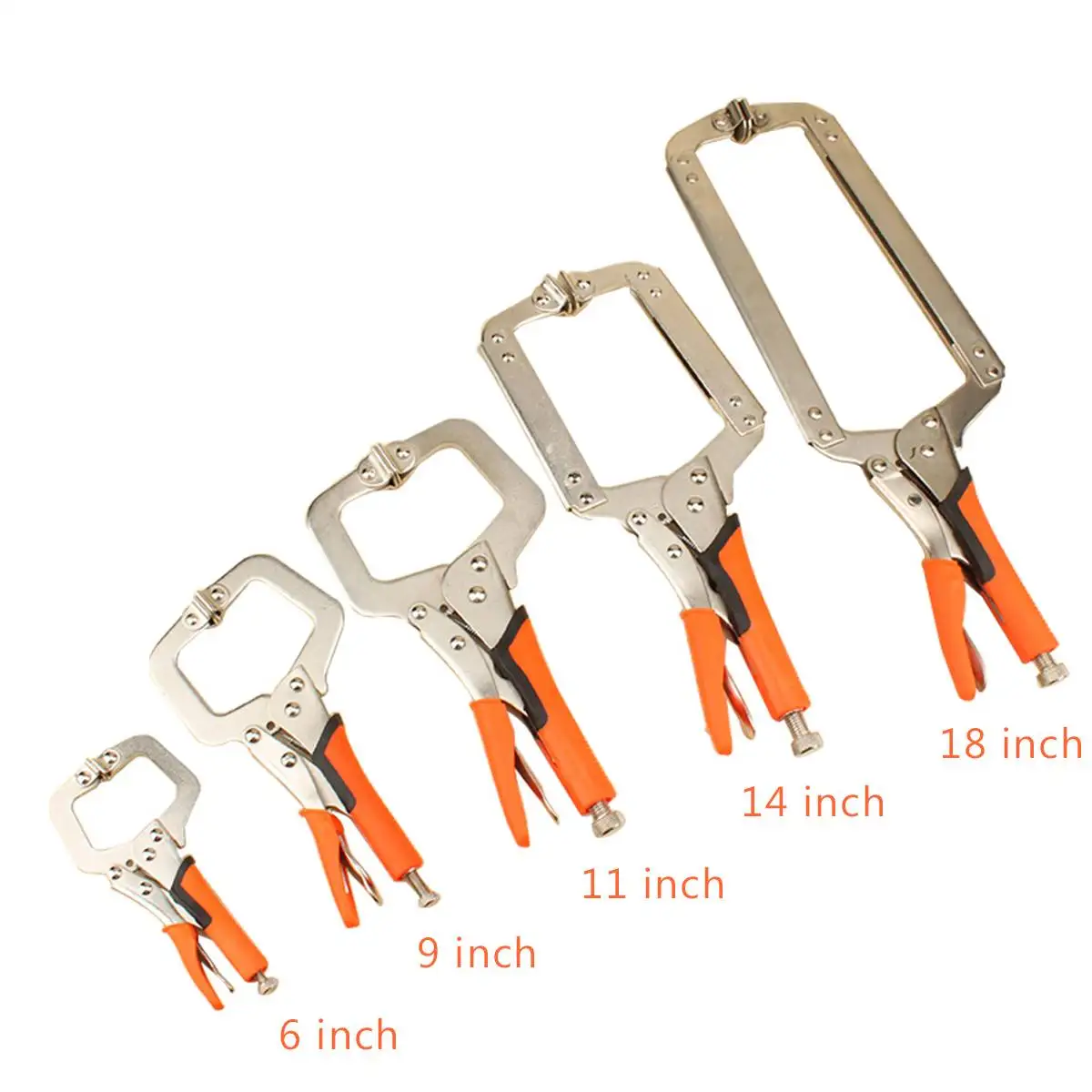 Обжимные плоскогубцы типа D с квадратным отверстием резиновой ручкой