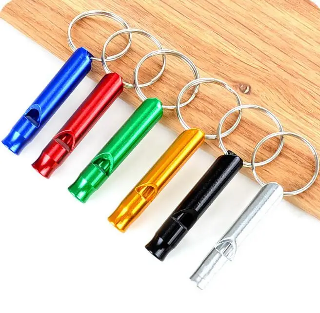 Уличный металлический многофункциональный свисток с брелоком брелок для