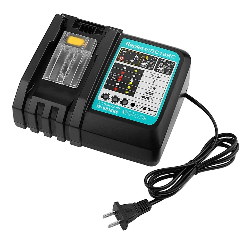 Новое литий ионное зарядное устройство 3A зарядный ток для Makita 14 4 в 18 Bl1830 Bl1430 Dc18Rc