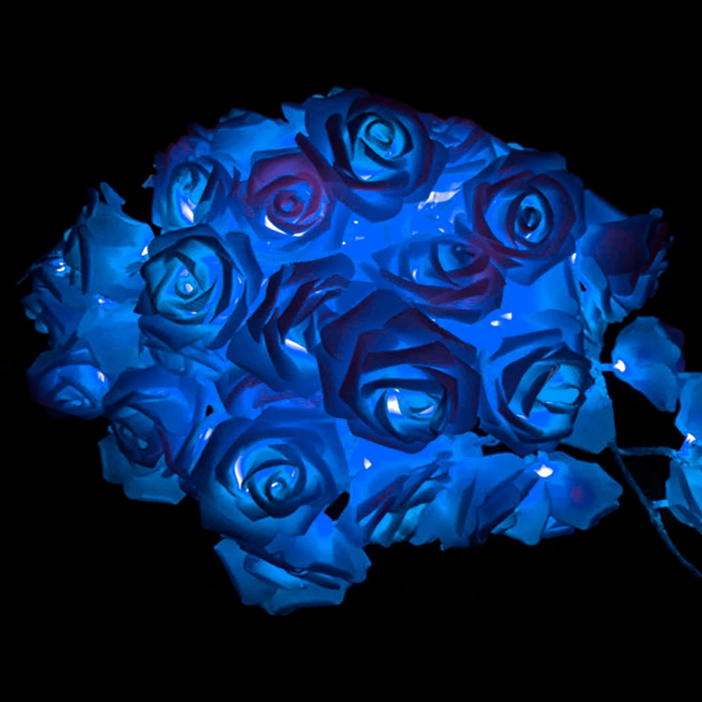 20LED строка розы сказочных огней Крытый для рождества рождественской вечеринки