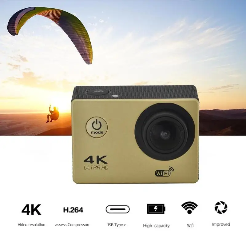 Новый 4k экшн Камера оригинальный F60 с Wi Fi и дистанционным управлением 2 0 дюймов ЖК