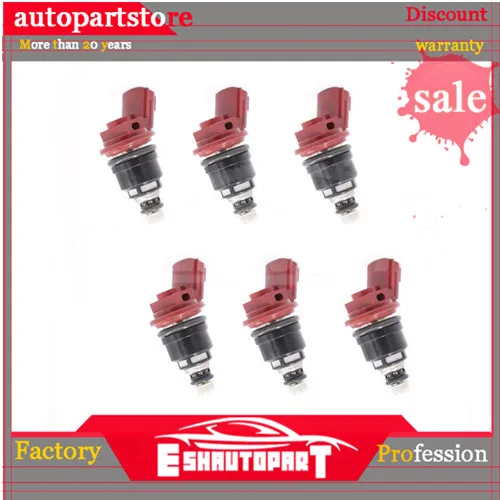 Flow Matched Fuel Injector nozzle 16600-10Y00 16600-53J03 16600-53J00 16600-10Y0016600-96E01 for nissan SR20DE 2.0L KA24DE 2.4-. |