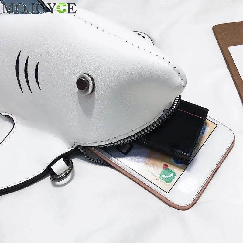 Индивидуальная сумка через плечо из искусственной кожи Shark для женщин брендовые