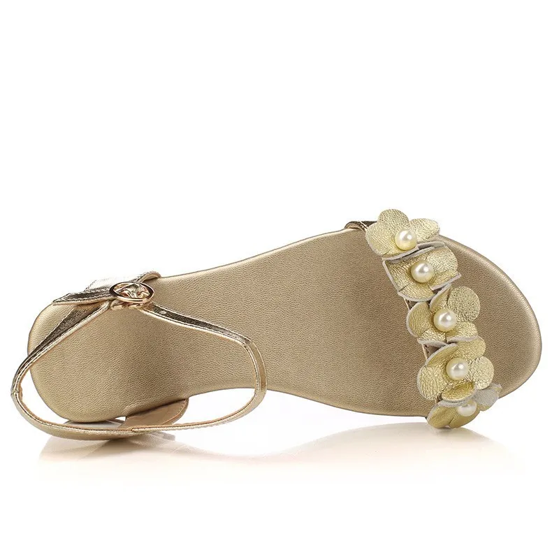 Женские сандалии на плоской подошве Новое поступление женская летняя