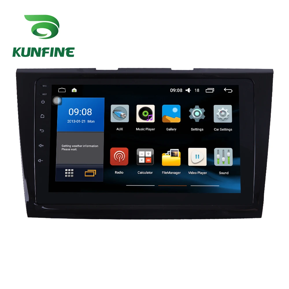 Восьмиядерный 1024*600 Android 8 1 автомобильный DVD GPS навигационный плеер Deckless стерео для