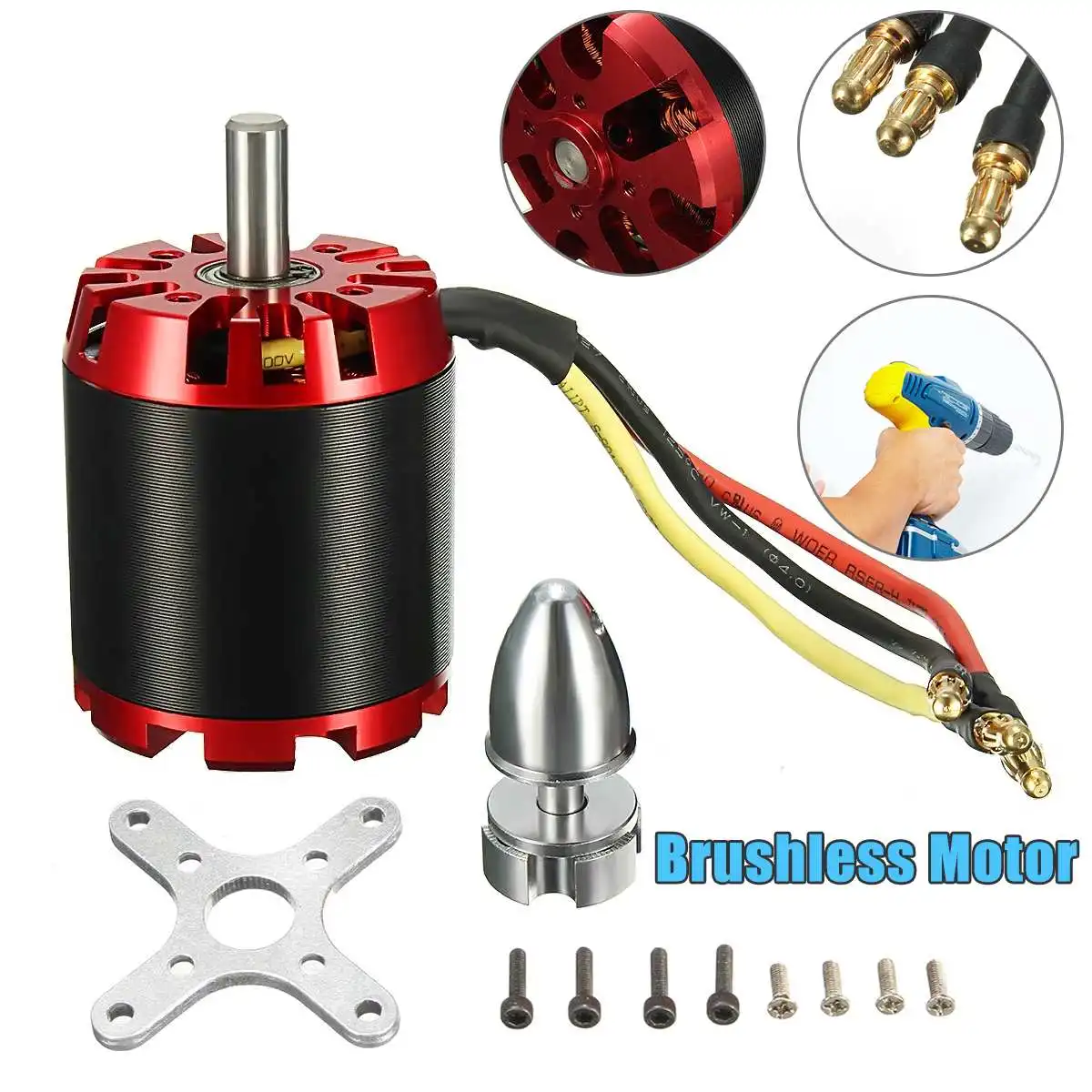 DIY 270KV N5065 5065 бесщеточный двигатель комплект для электрического скейтборда скутера мультикоптера E велосипед E-Car двигатель часть набор аксессуаров