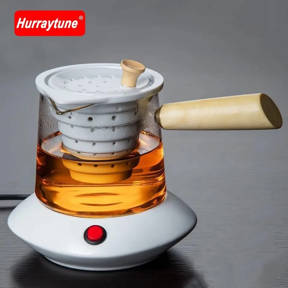 

Стеклянный чайник с открытым огнем, термостойкий чайник кунг-фу, чайник, электромагнитная печь для нагрева, кофейник, аксессуары для чая