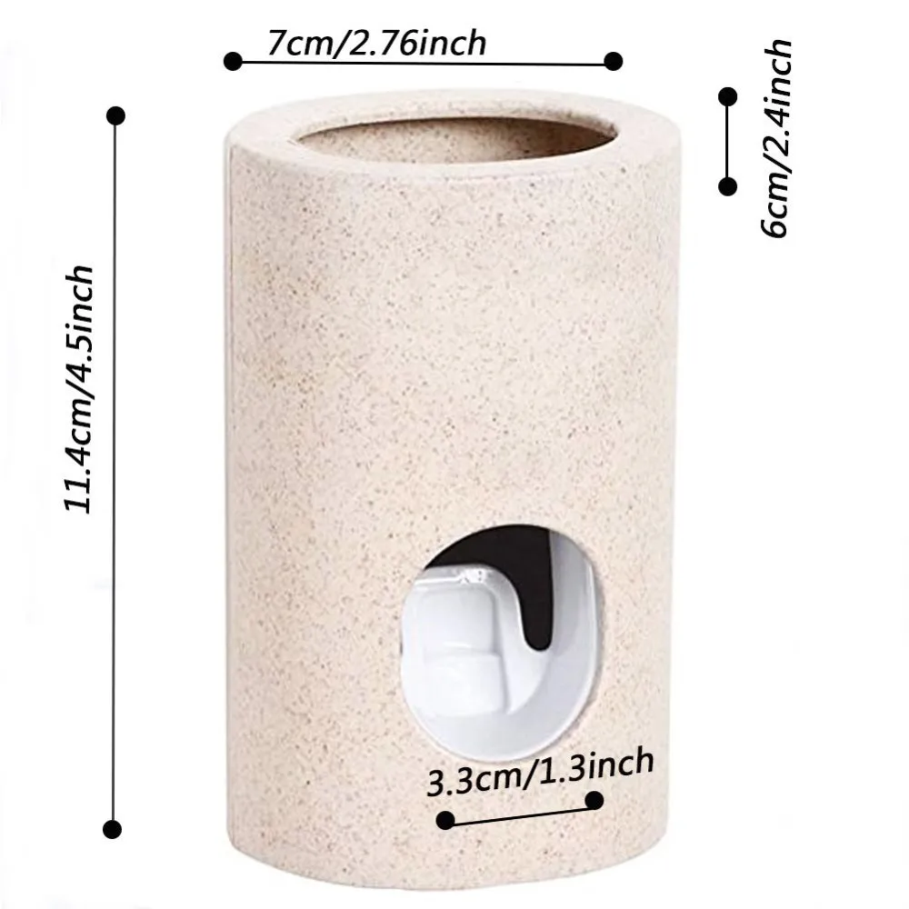 Lazy Automatic Toothpaste Dispenser Dust-proof Toothbrush Holder Wall Mount Stand Bathroom Accessories Set Squeezers | Дом и сад