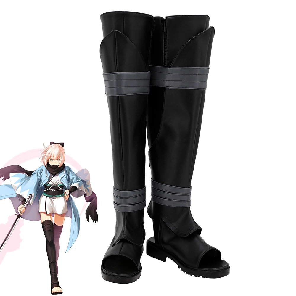 

Fate Grand Order Saber KOHA-ACE EX Okita Souji Cosplay Женская обувь