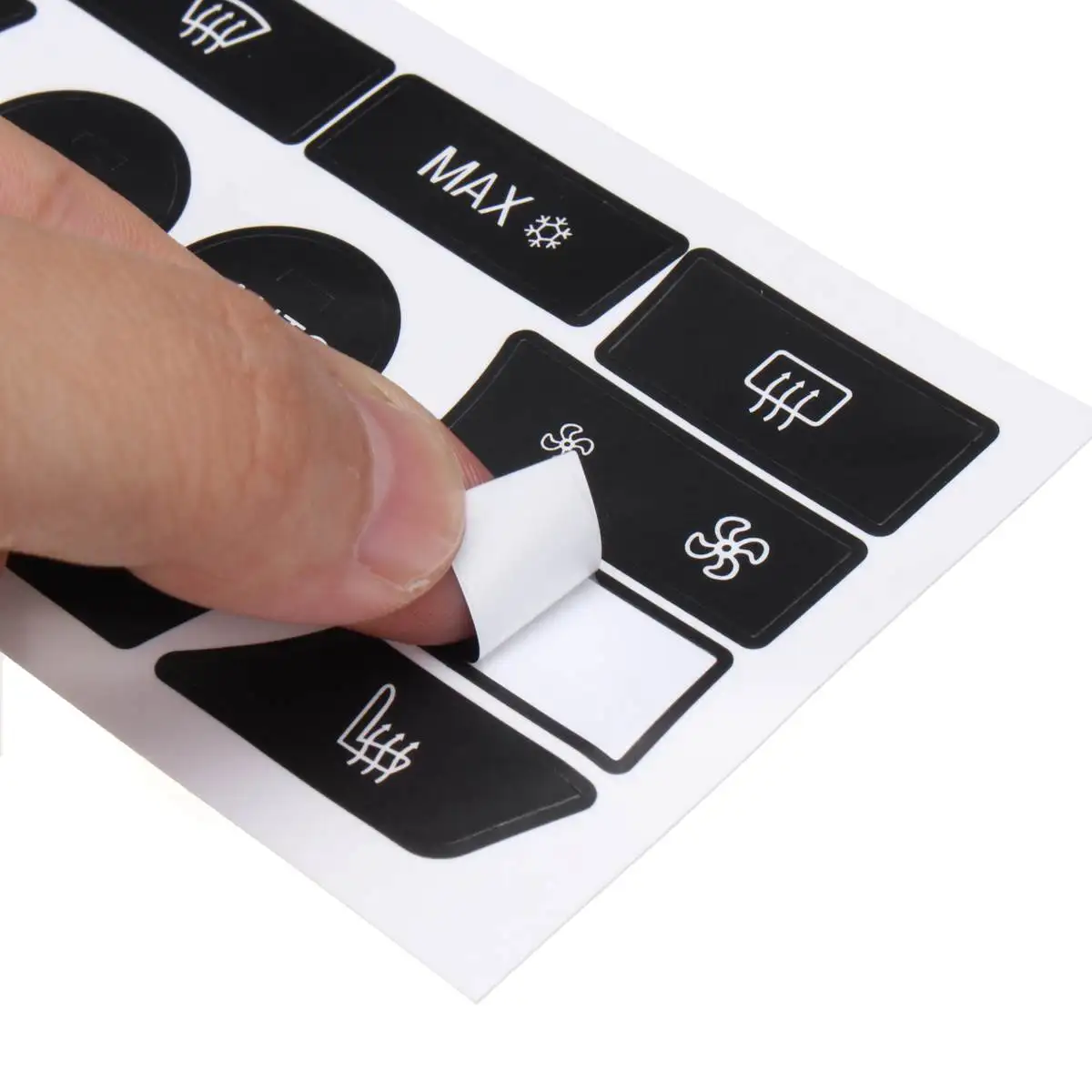 Автомобильная наклейка на кнопку для BMW Dash панель климат контроля кнопка ремонта