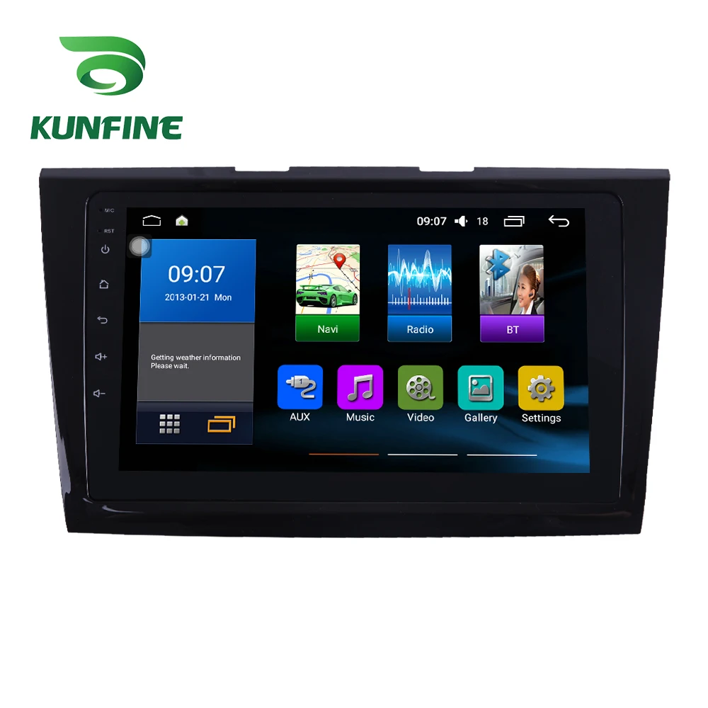 Восьмиядерный 1024*600 Android 8 1 автомобильный DVD GPS навигационный плеер Deckless стерео для