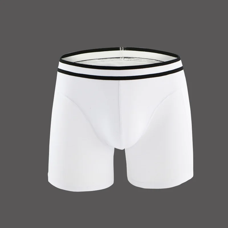 Стильное простое нижнее белье боксеры новый продукт плюс длинные дышащие