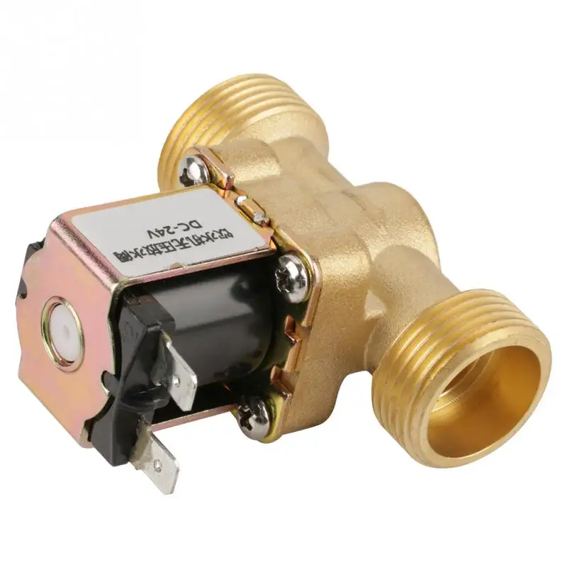 Лидер продаж! Латунный нормально Электрический электромагнитный клапан 24 В G3/4 BSPP