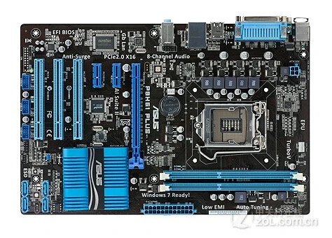 ASUS P8H61 PLUS оригинальная материнская плата для LGA 1155 DDR3 платы I3 I5 I7 процессора USB2.0 H61