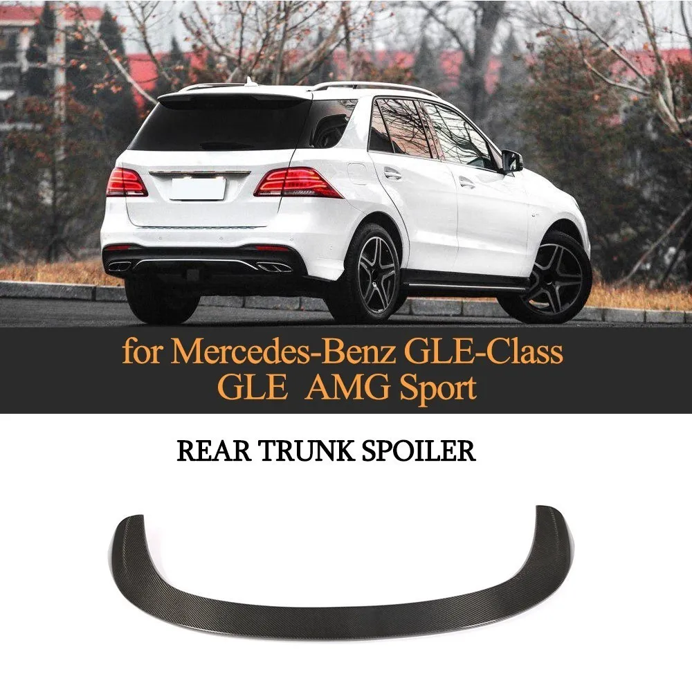 Спойлер на заднюю крышу из углеродного волокна для Mercedes Benz GLE Class GLE43 AMG GLE300 350 400 450