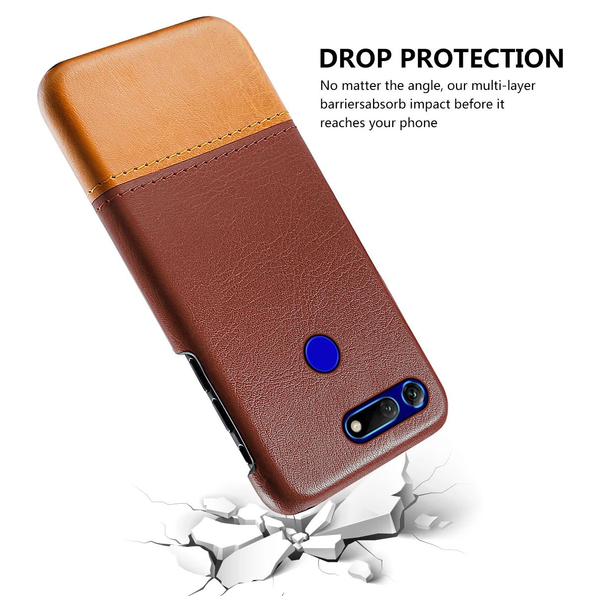 Casewin для huawei Honor вид 20 V20 Чехол класса люкс Винтаж из искусственной кожи капсулы