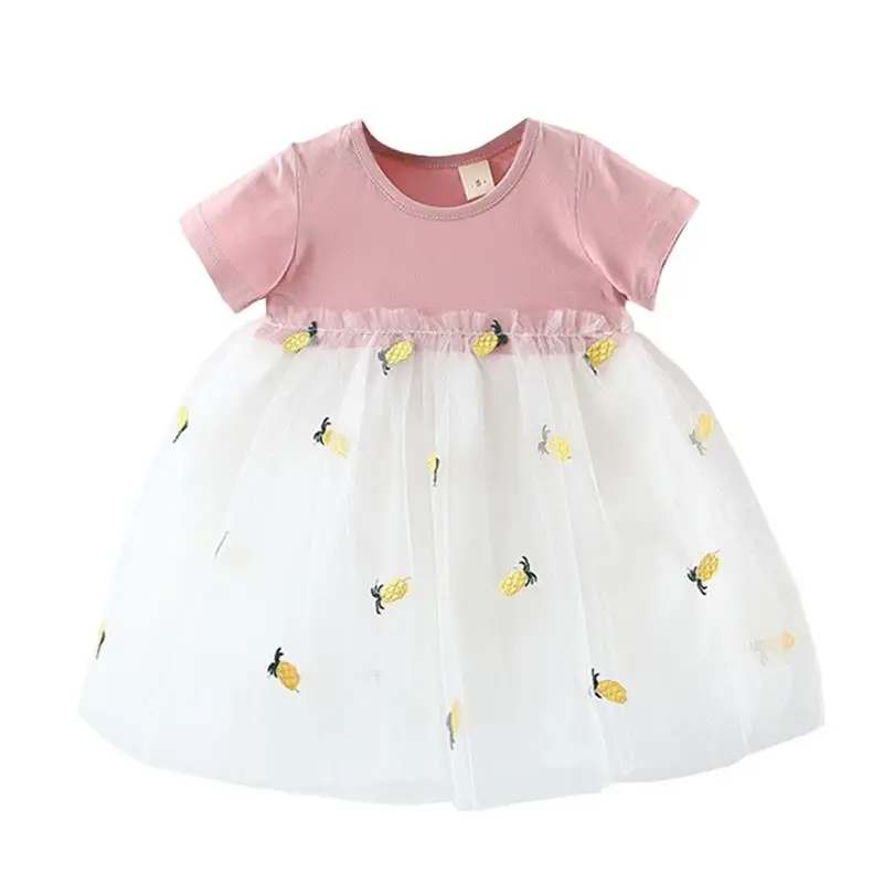 2019 одежда для маленьких девочек новое летнее платье пачка принцессы с короткими