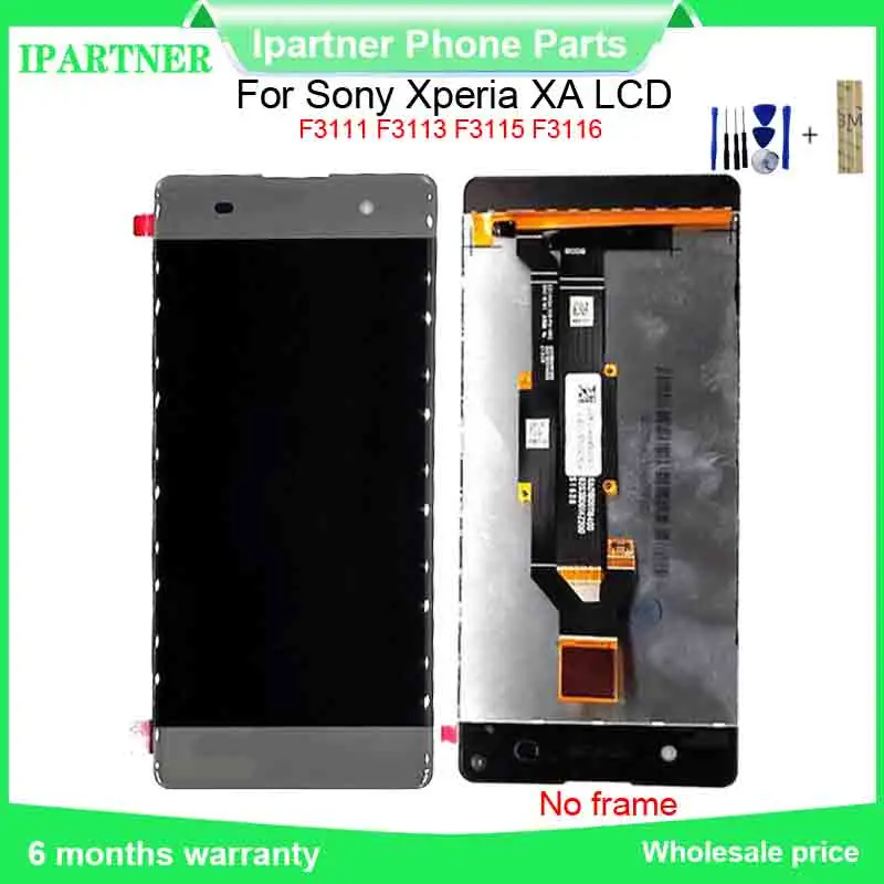 Для Sony для Xperia XA Ultra F3211 F3212 ЖК дисплей и кодирующий преобразователь сенсорного