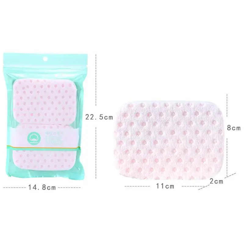 2 шт./пакет косметический Мягкий очищающий слоеный натуральные водоросли для