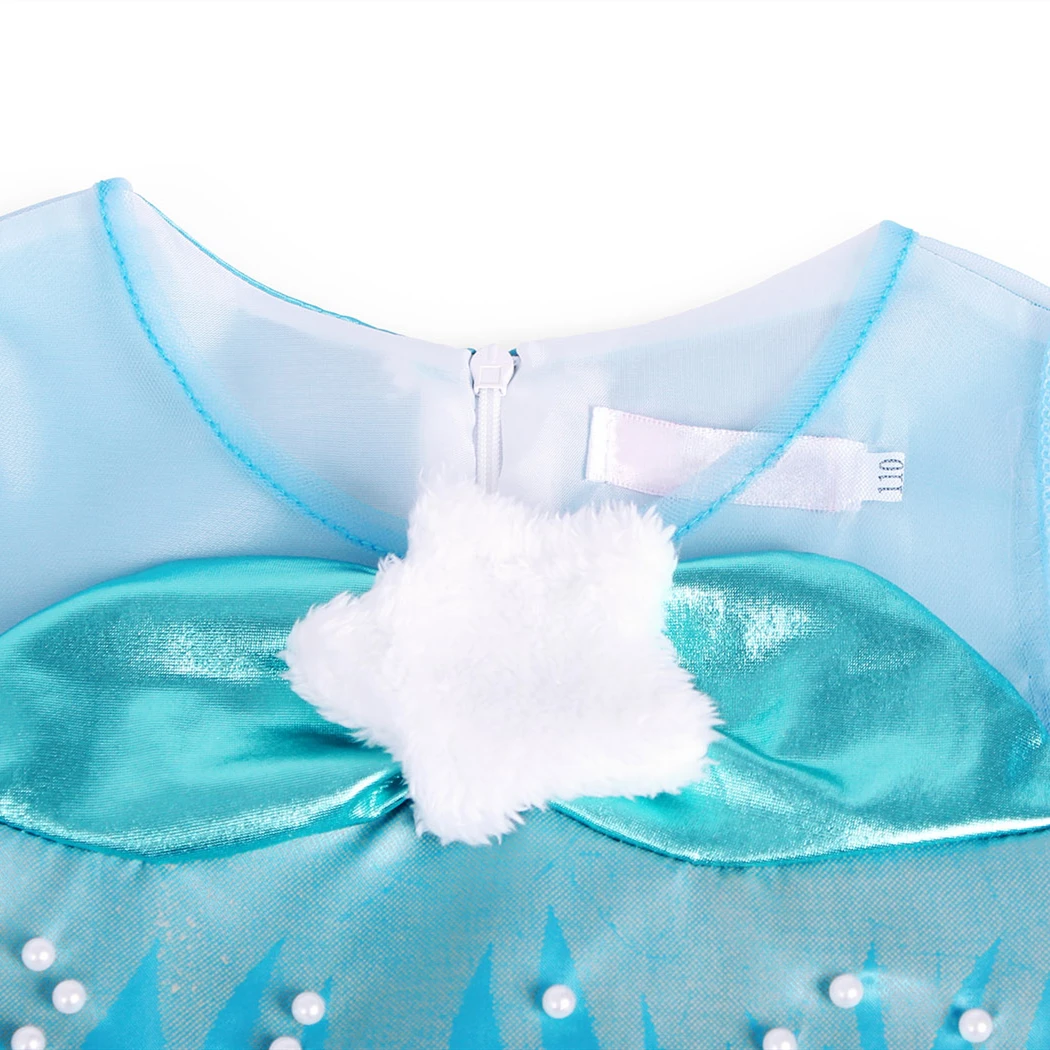 AmzBarley Girls Dress Little Mermaid Princess Ariel Costume Seahorse Cosplay outfits Toddler Halloween Birthday Party clothes | Детская
