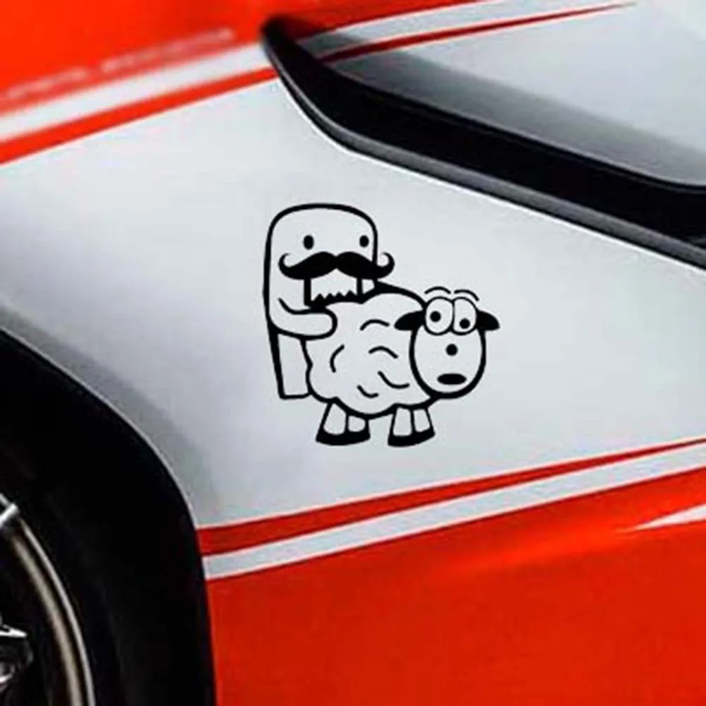 Автомобильные наклейки Domokun овечка любовь сексуальные регулировка Jdm забавная
