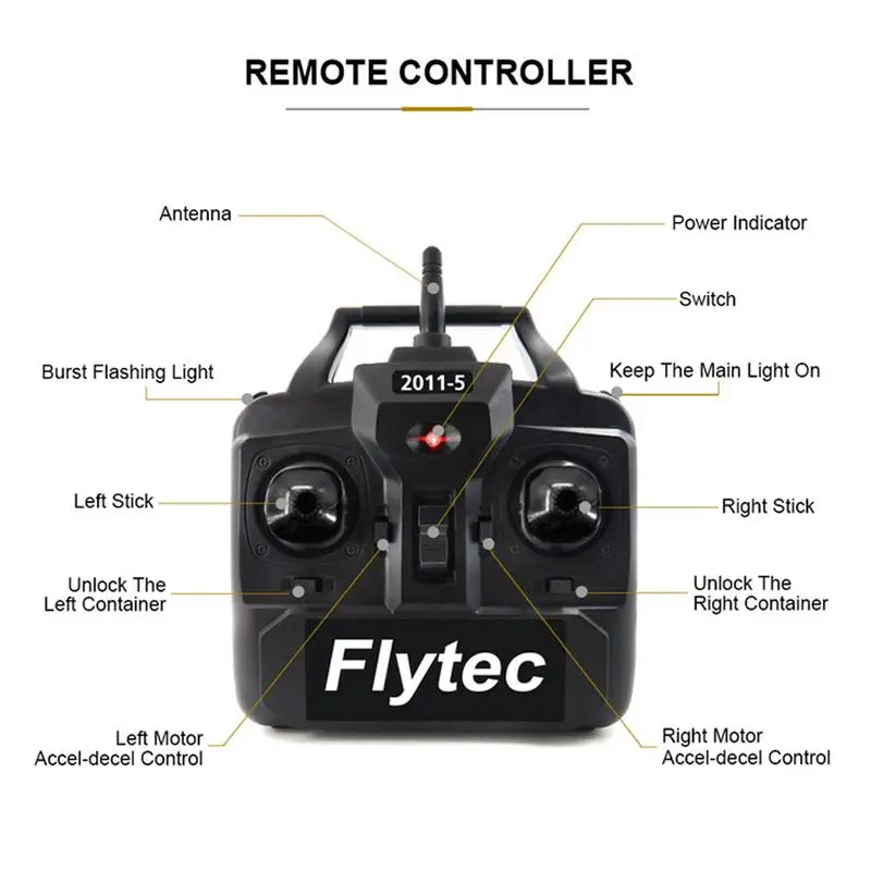 Flytec 2011-5 рыболовный инструмент Смарт RC приманка лодка игрушки двойной мотор