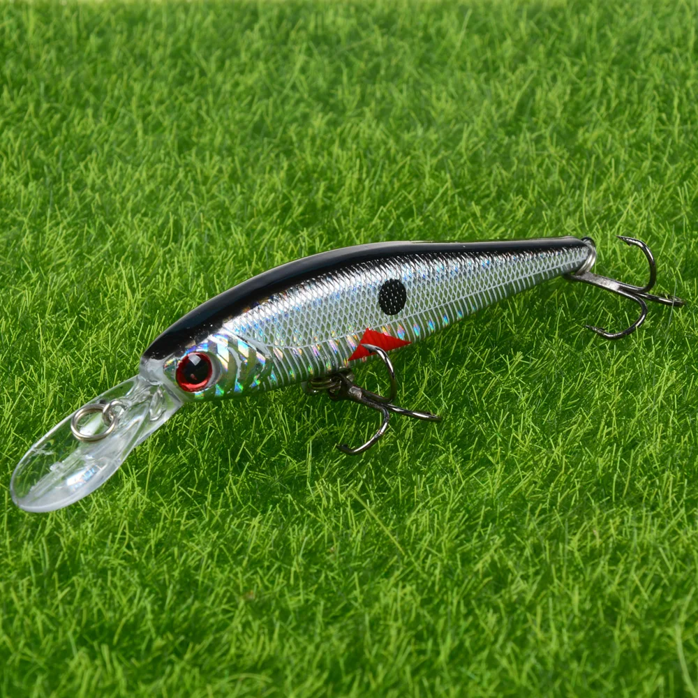 

Распродажа, жесткая рыболовная приманка в виде гольяна 10 см, 9 г, плавающие воблеры Topwater, кренкбейт, искусственные приманки для окуня, приман...