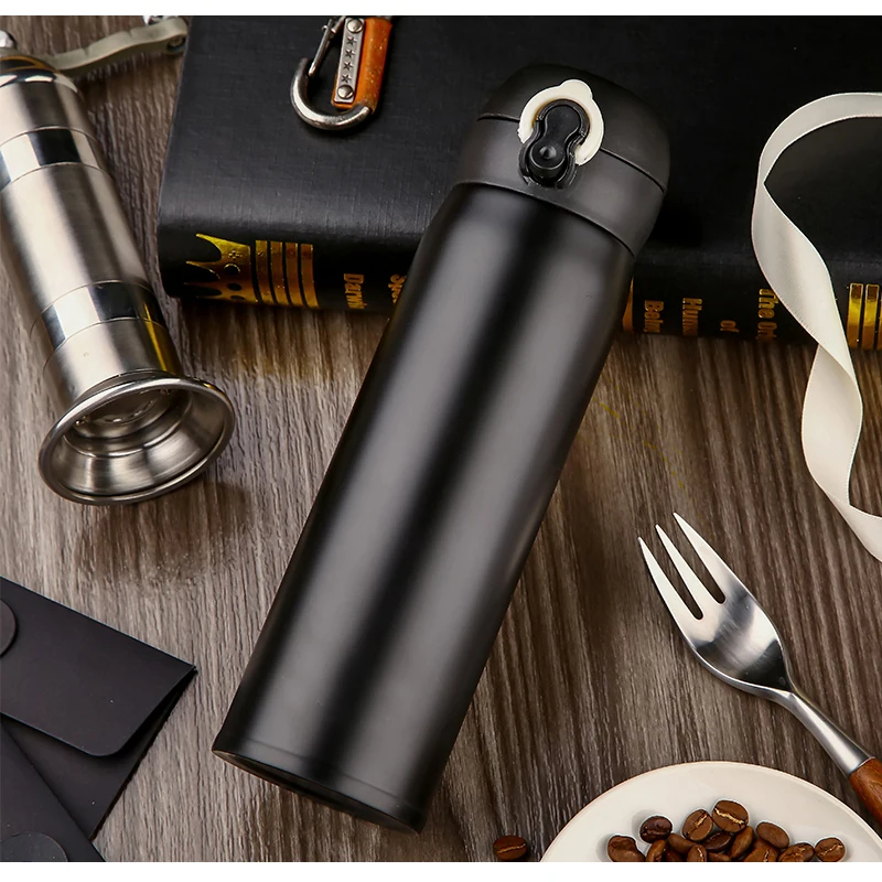 

450ml Stainless Steel Double Wall Insulated Cup Vacuum Cup Thermal Mug Flask Coffee Mug Car Travel Drink Bottle Thermocup Termos