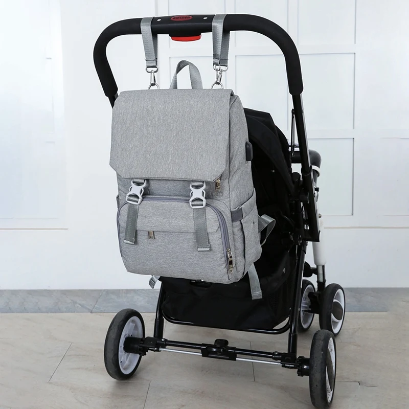 Сумка для детских подгузников с usb-интерфейсом большая сумка смены дорожный