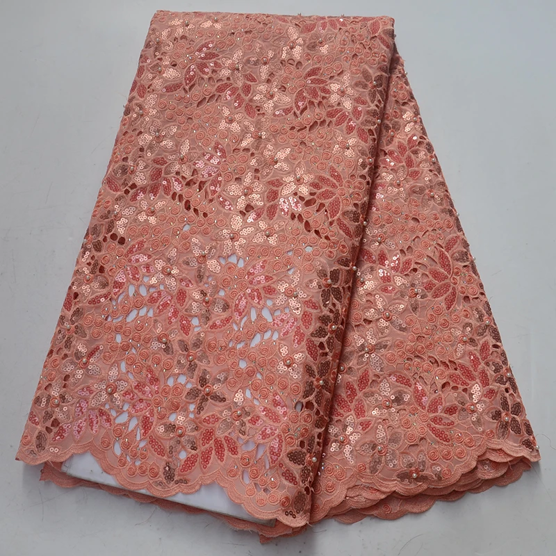 Африканская кружевная ткань из двойной органзы 2019 высококачественное кружевное