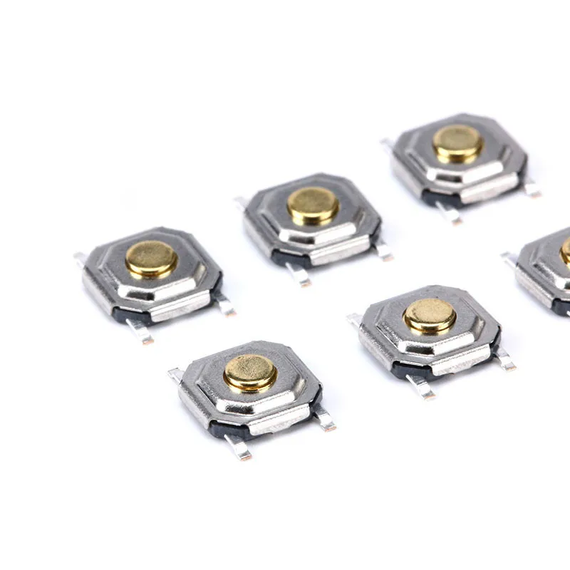40 шт./лот SMD кнопочный переключатель 4*4*1 5 мм тактильный такт микро