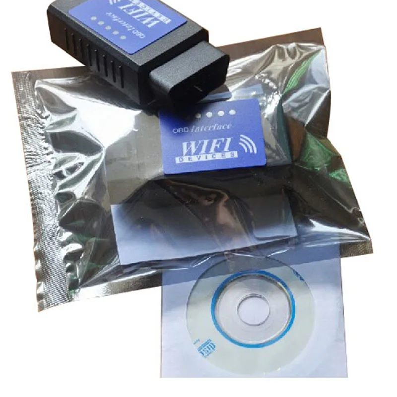 Синий знак Elm327 Wi Fi сканер Авто Obd2 диагностический инструмент Elm 327 Obdii сканера V 1 5