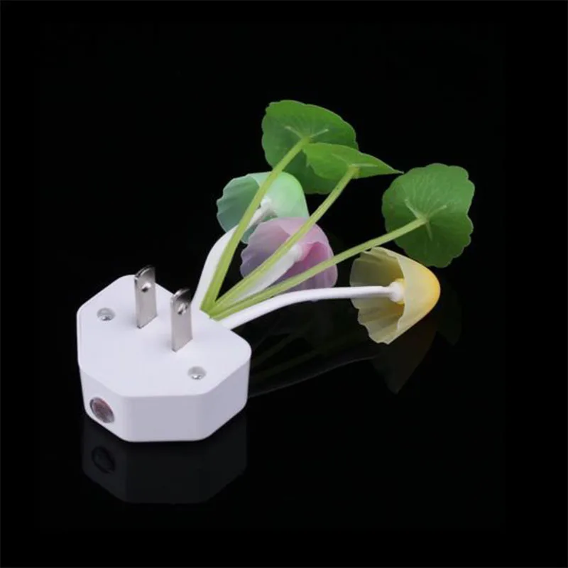 Hot Buy U.s. Romantic Led Nightlight Sensor Plug - In Wandlamp Home Lighting Mushroom Fungus Colorful Light | Дом и сад