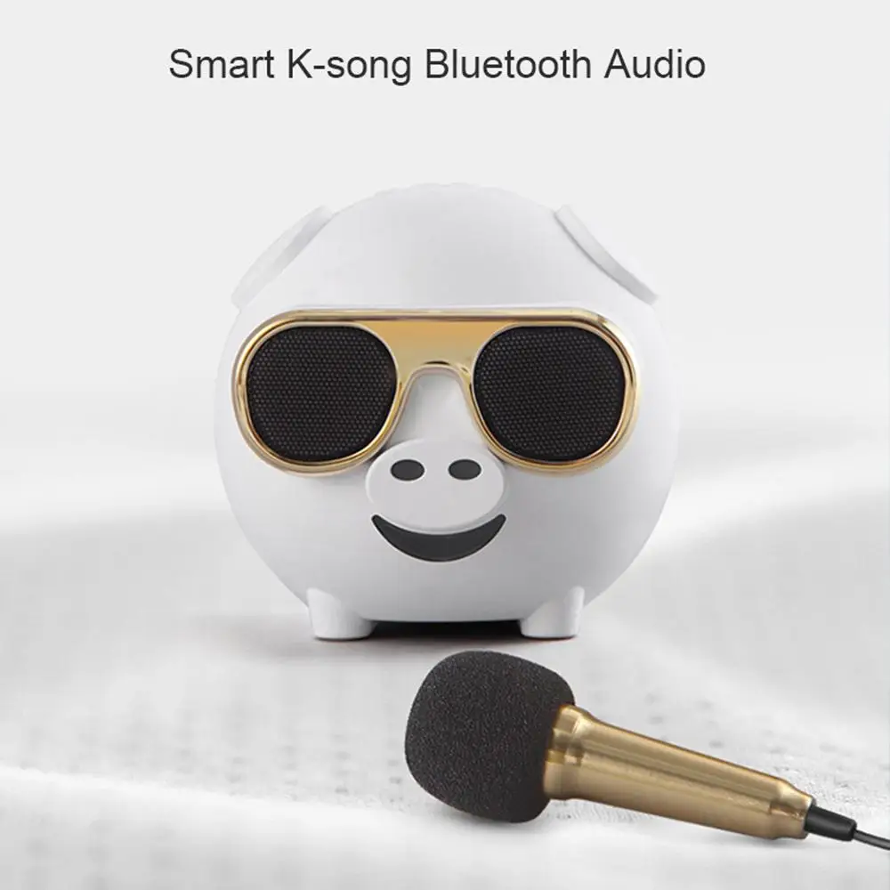 Leegoal Портативный беспроводной Bluetooth динамик креативный Мини милый свинья K songs s