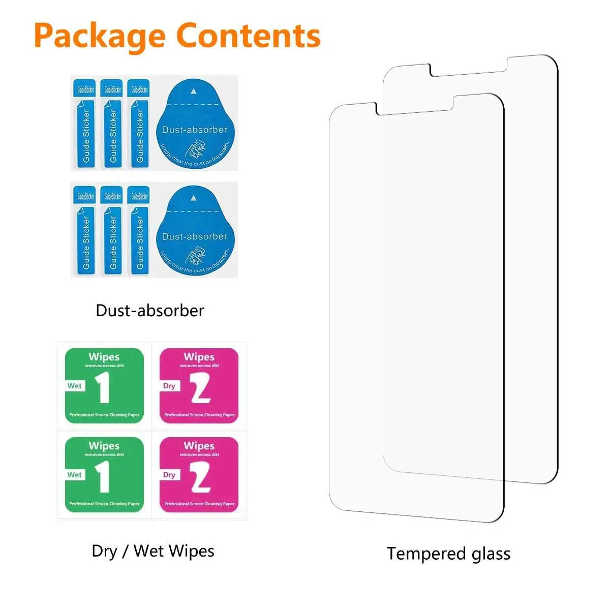 2 PCS Xiaomi Redmi 5 5A 4X Glass Screen Protector Protect Film For Mi 8 SE Lite Note 4 6 Pro Tempered | Мобильные телефоны и