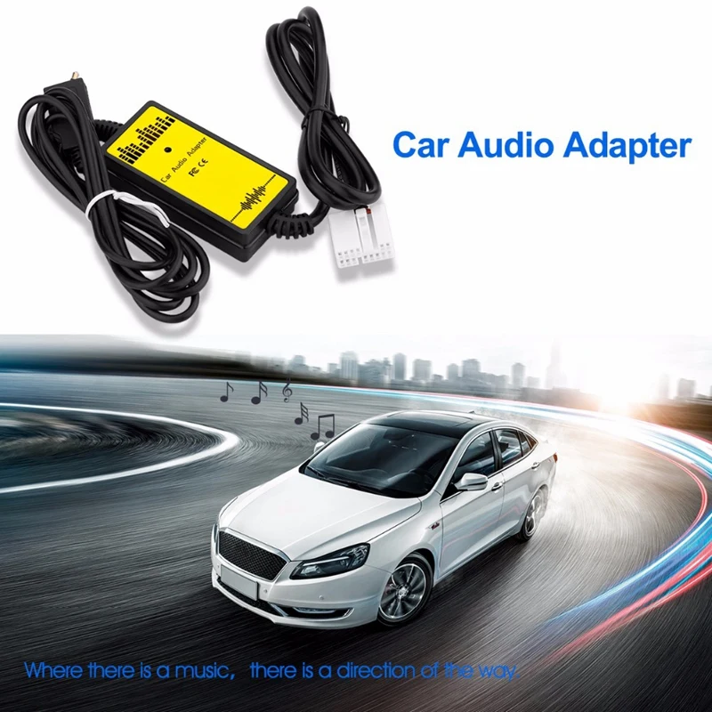 Автомобильный Usb адаптер Mp3 аудио Sd Aux кабель для передачи данных подключение