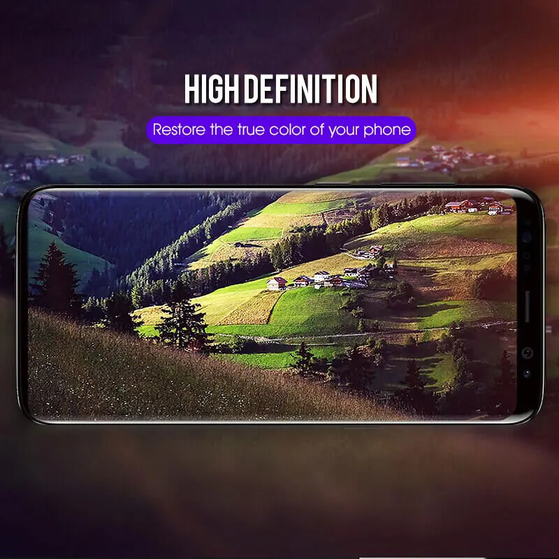 15D закаленное стекло для Samsung Galaxy S9 S8 Plus Note 8 9 S7 edge полный закругленный протектор