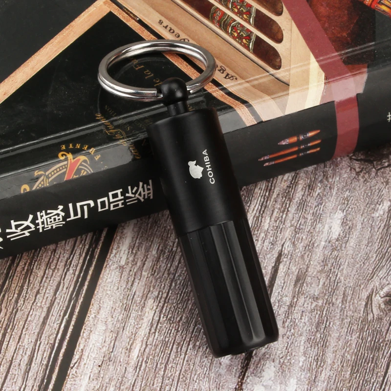 COHIBA металлический перфоратор для сигар портативная машинка резки табака из